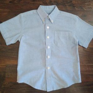 Kids Short Sleeve Button Down Shirt